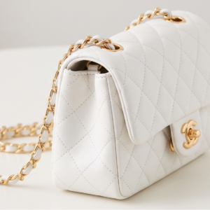 Mini Bag "Coco" Λευκό