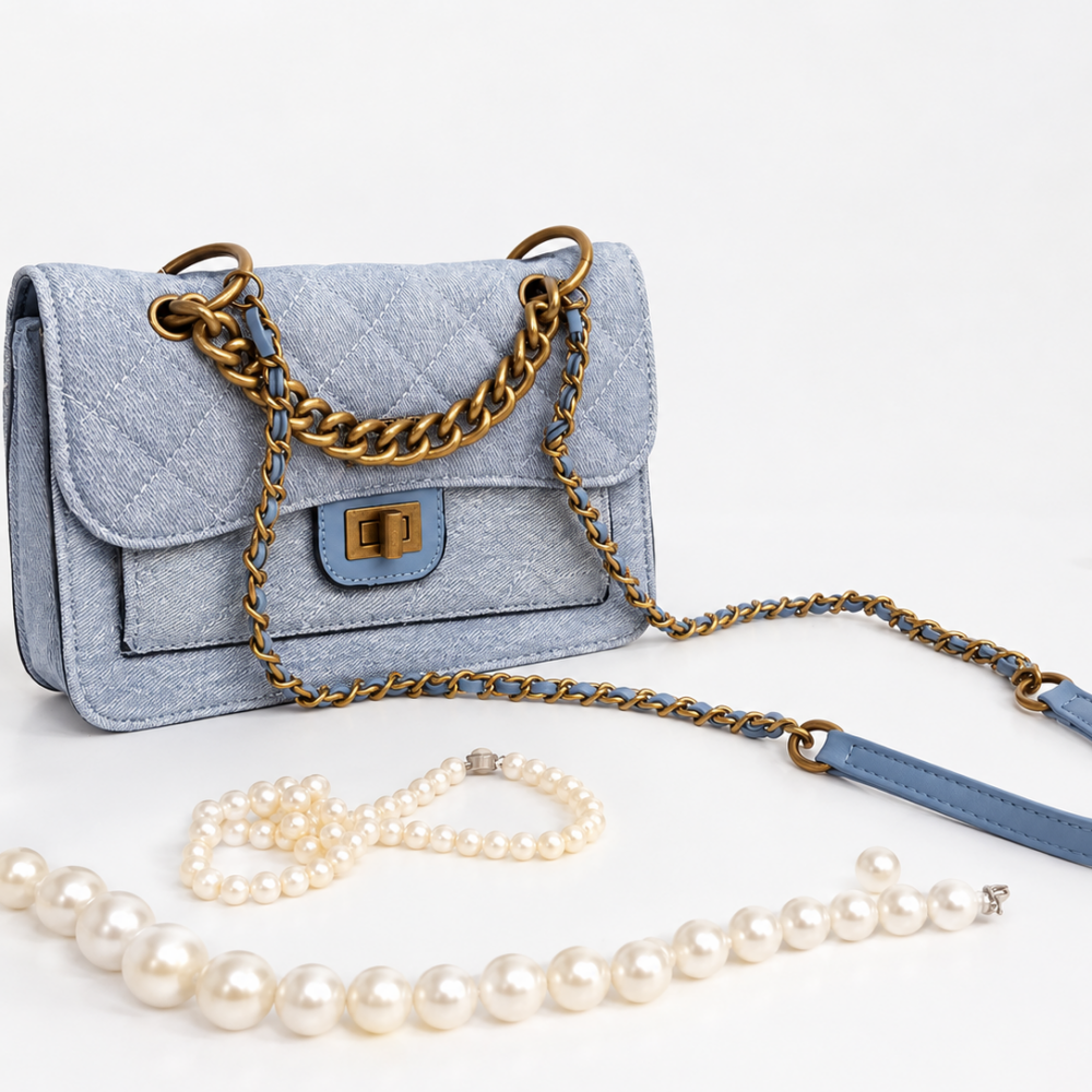 Bag to bag  jean τσάντα χιαστί.