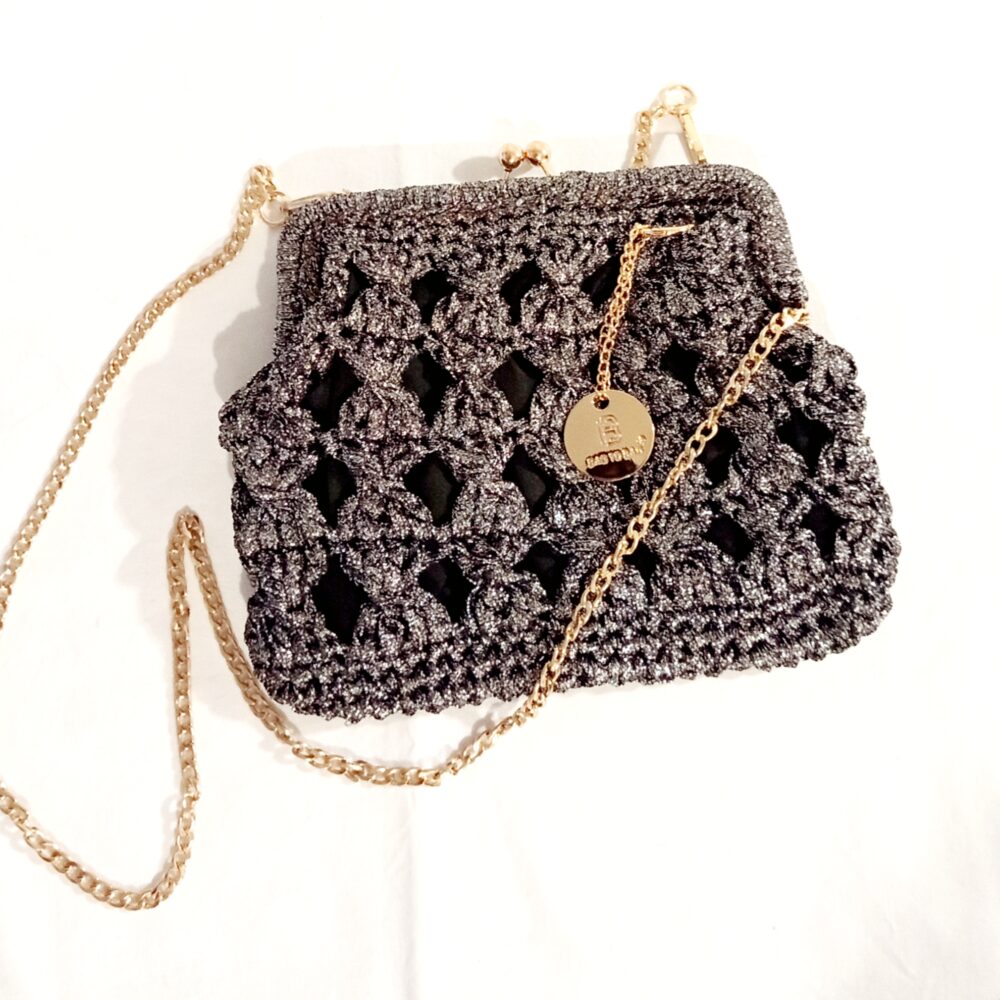 Bag to bag τσαντάκι χιαστί με πλέξη.