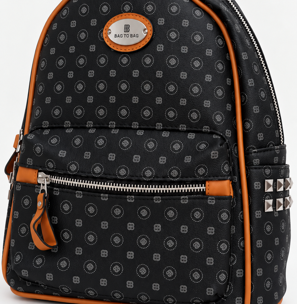 Bag to bag σακίδιο πλάτης με ασημί λεπτομέρειες.